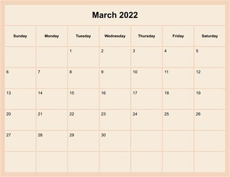 16+ March 2022 Calendars With Holidays (Free + Printable)