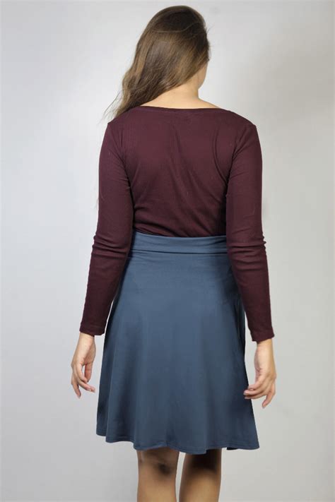 Bio Rock Welle lang indico (blau)