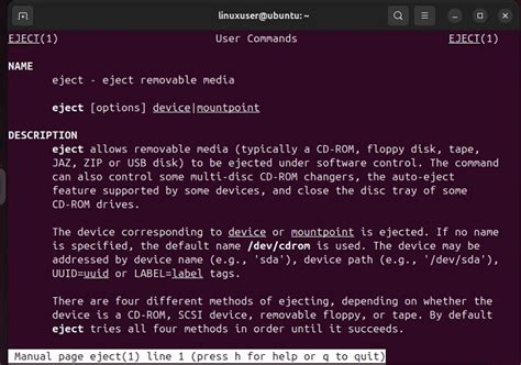 Eject Disc Command 的图像结果