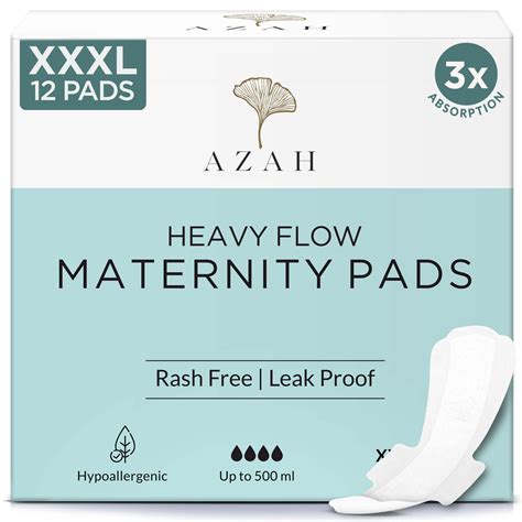 Best Maternity Pads - Box of 12 Pads | Azah