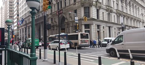 NJ Transit NABI 416 in Lower Manhattan | Scrolller