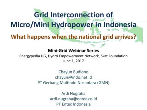 Mini-grid Webinar Series - energypedia