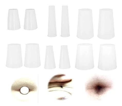 Buy 12pcs Silicone Tummy Tuck Belly Button Plug Shaper Post OP Belly ...