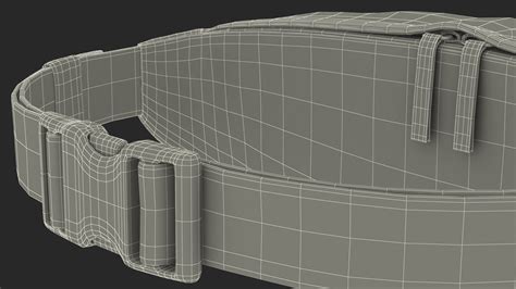 Small Hip Pack Blue 3D model | 3D Molier International