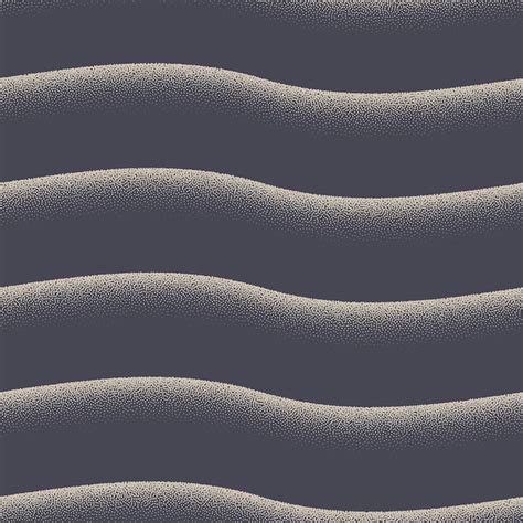 Lignes Ondulées Lisses Vecteur Transparente Motif Abstrait Gris Liquide ...