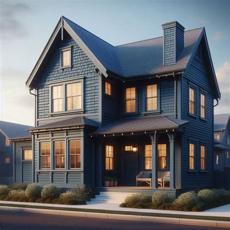 Navy Blue House