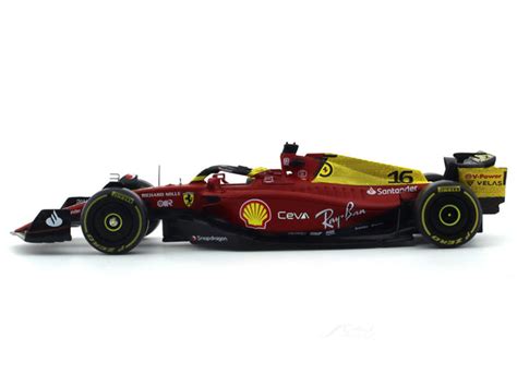 2022 Ferrari F1-75 #16 Charles Leclerc 1:24 Bburago Formula One scale ...