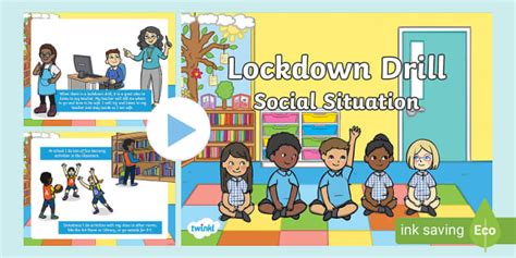 Lockdown Drill Social Situation PowerPoint | Twinkl