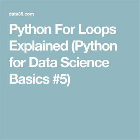 Image result for For Loops Python Explained