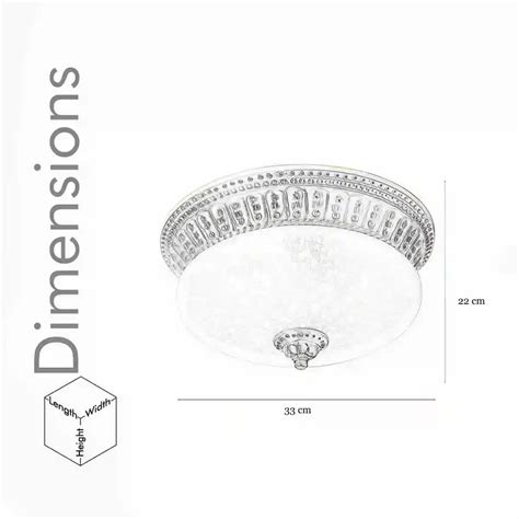 DUKE 2 Light 10 Inch Brass Ceiling Light – KAPOOR-E-ILLUMINATIONS ...