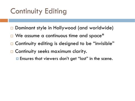 Continuous Editing Example 的图像结果