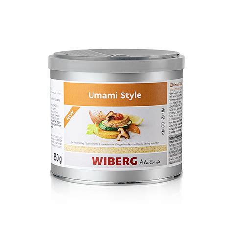 Wiberg Umami Style, Würzmischung mit Miso, 350 g, Aromabox | GOURMET ...