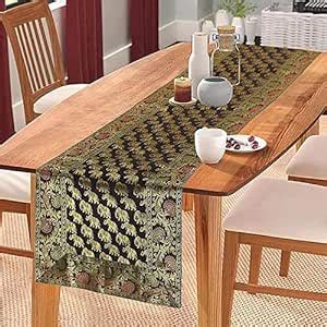 Buy E-EZRA Room Decor Silk Table Runner - The Style of Our Table Linen ...