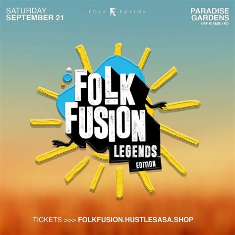 FOLK FUSION - LEGENDS EDITION, Paradise Gardens, Nairobi, 21 September ...