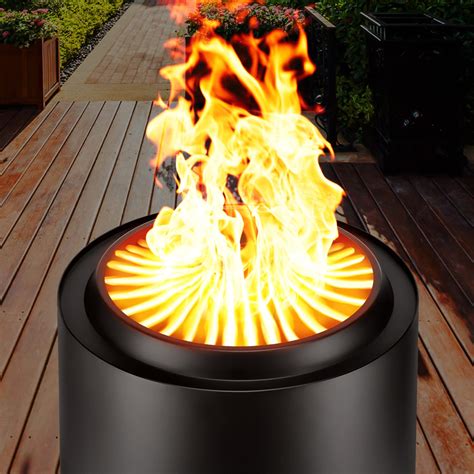 20 Inch Smokeless Fire Pit For Outside Wood Burning Low | Desertcart KUWAIT