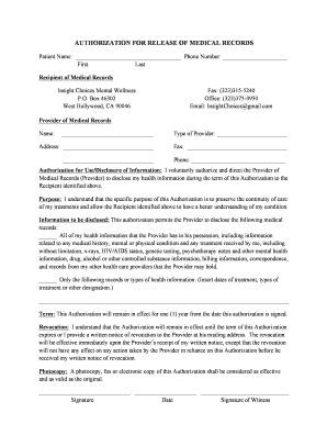 Fillable Online Forms_files/Medical Record Release Form.pdf - Insight ...