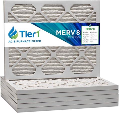 16x20x1 MERV 10 Pleated Home A/C Furnace Air Filter (12-pack) - Amazon.com