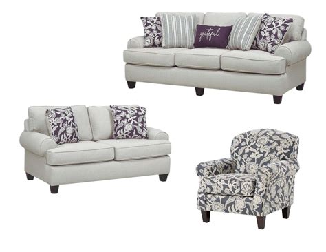 Southern Home Furnishings Awesome Oatmeal 3-piece Group & Reviews | Wayfair