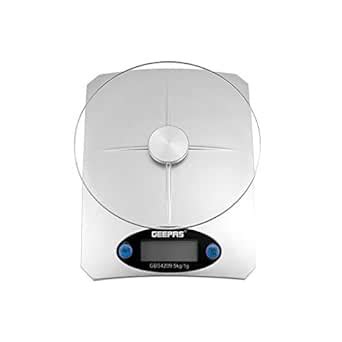 Geepas Digital Kitchen Weighing Scales | Multifunction Food Scale with ...