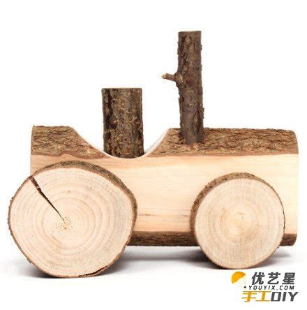 原木质感的木头小玩具手工制作的教程图解 回归自然、质朴的玩趣本质 勾勒美好的童年的回忆[ 图片/4P ] - 优艺星手工diy