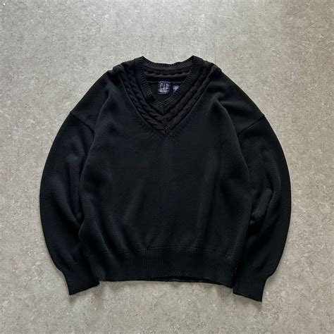 90s GAP cotton tilden knit "black"【仙台店】 | What’z up