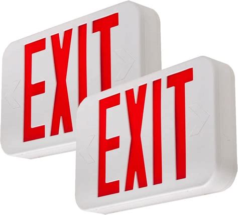 Image result for Red LED Exit Sign