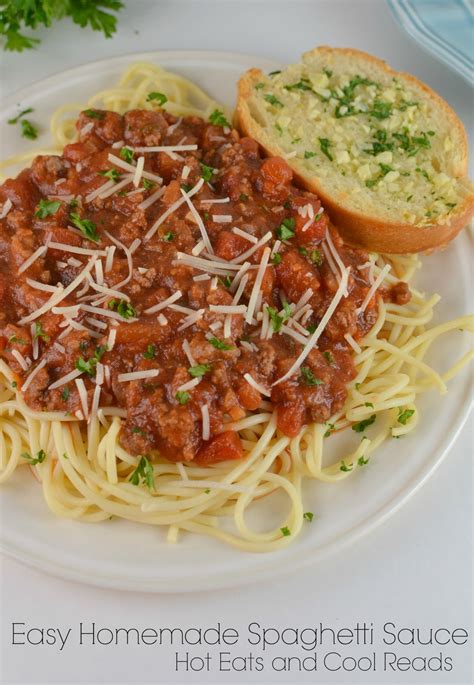 Easy Spaghetti Sauce Recipe