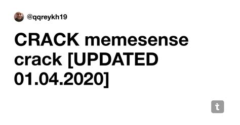 💓MEMESENSECRACK💓 — Teletype