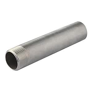 1 in X 4 in 316 Stainless Steel Nipple, Threaded On One End, Pipe ...