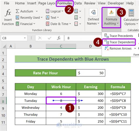 How to Use Blue Line with Arrows in Excel - ExcelDemy