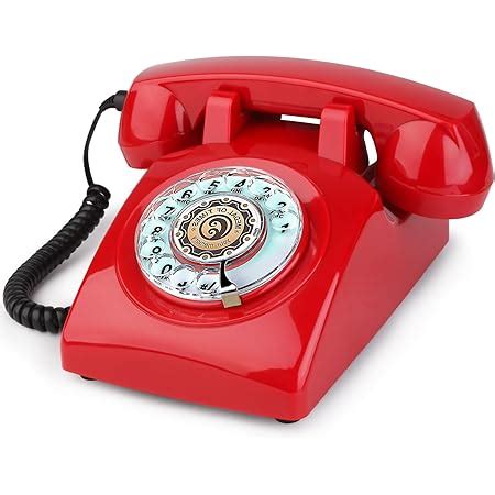 Sangyn 1960's Classic Style Rotary Dial Phone Retro Vintage Home Corded ...