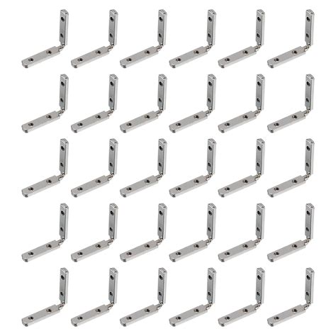 uxcell L-Shape Interior Joint Bracket, 30Pcs Inside Corner Connectors ...