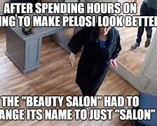 Image result for Pelosi in Salon
