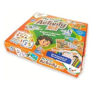FUN CLASSIC TOYS My First Activity Kit, Set of 5 Fun Games for Ages 3 ...