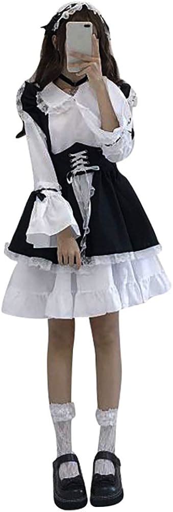Women's Cute Maid Uniform Gingham Sweet Lolita India | Ubuy
