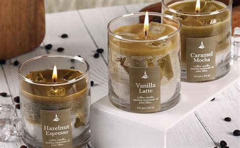 PROSPERRO LUMO by Parkash Candles Latte Coffee Scented Candle, Paraffin ...