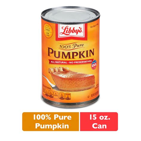 Libby's Pumpkin Pie Mix - 15 OZ 24 Pack – StockUpExpress