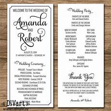 Simple Wedding Program Ideas by Wedding Program Ceremony Pic Photo Simple Wedding Simple Wedding Program Ideas