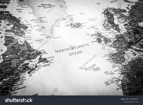 Printable North Atlantic Map Blank