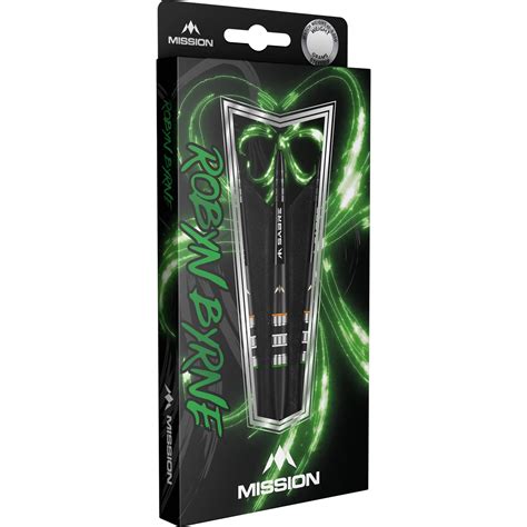 Mission Robyn Byrne Darts - Steel Tip - 90% - Black Titanium – Mission ...