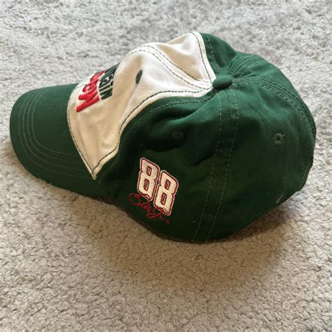 Green and white Mtn Dew hat Size: adjustable... - Depop