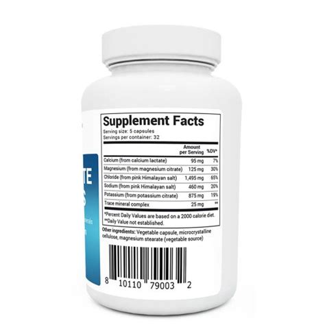 Dr. Berg Electrolyte 160 Capsules
