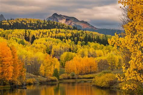 Cushman Lake Colorado Mountains Fall Color Photo Print | Prints By ...