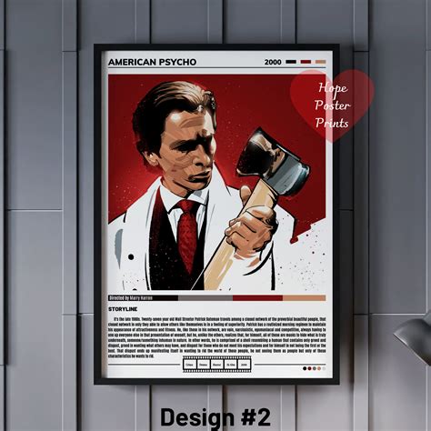 American Psycho Poster, American Psycho 5 Different Poster, | Inspire ...