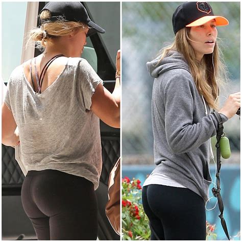 Best Ass In Yoga Pants Group A Round 2: Hilary Duff vs Jessica Biel : r ...