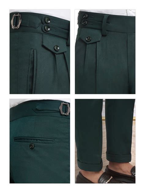 Italian Style Formal Gurkha Pant-BottleGreen – KLOTTHE®