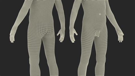 3D model Naked Young Boy Anatomy Figure | 3D Molier International