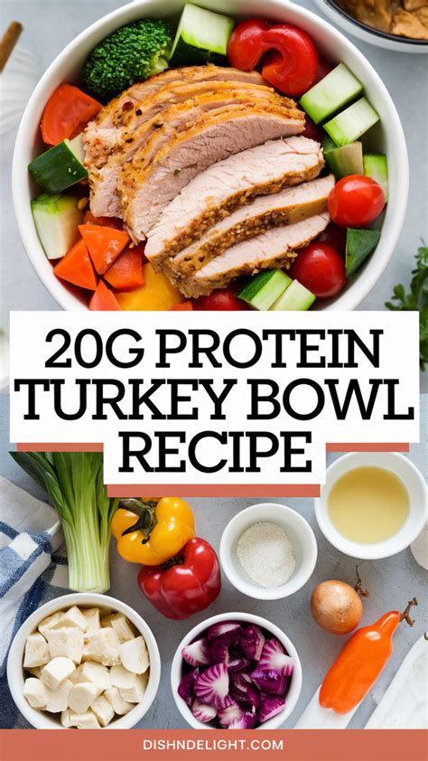 20g Protein Turkey Bowl Recipe - dishndelight.com