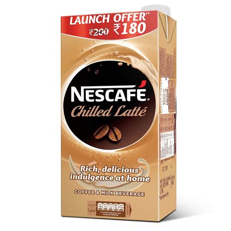 NESCAFÉ Ready to Drink Coffee, Chilled Latte, 1 L : Amazon.in: Grocery ...