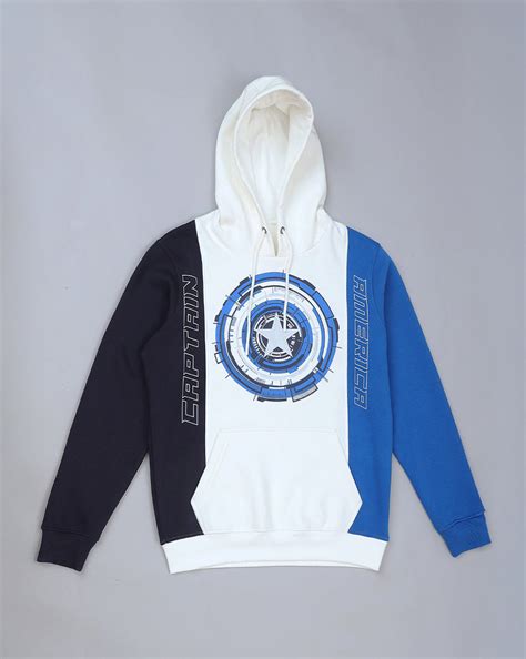 Captain America Printed Regular Fit Hoodie For Men – Goyalsons ShopMax